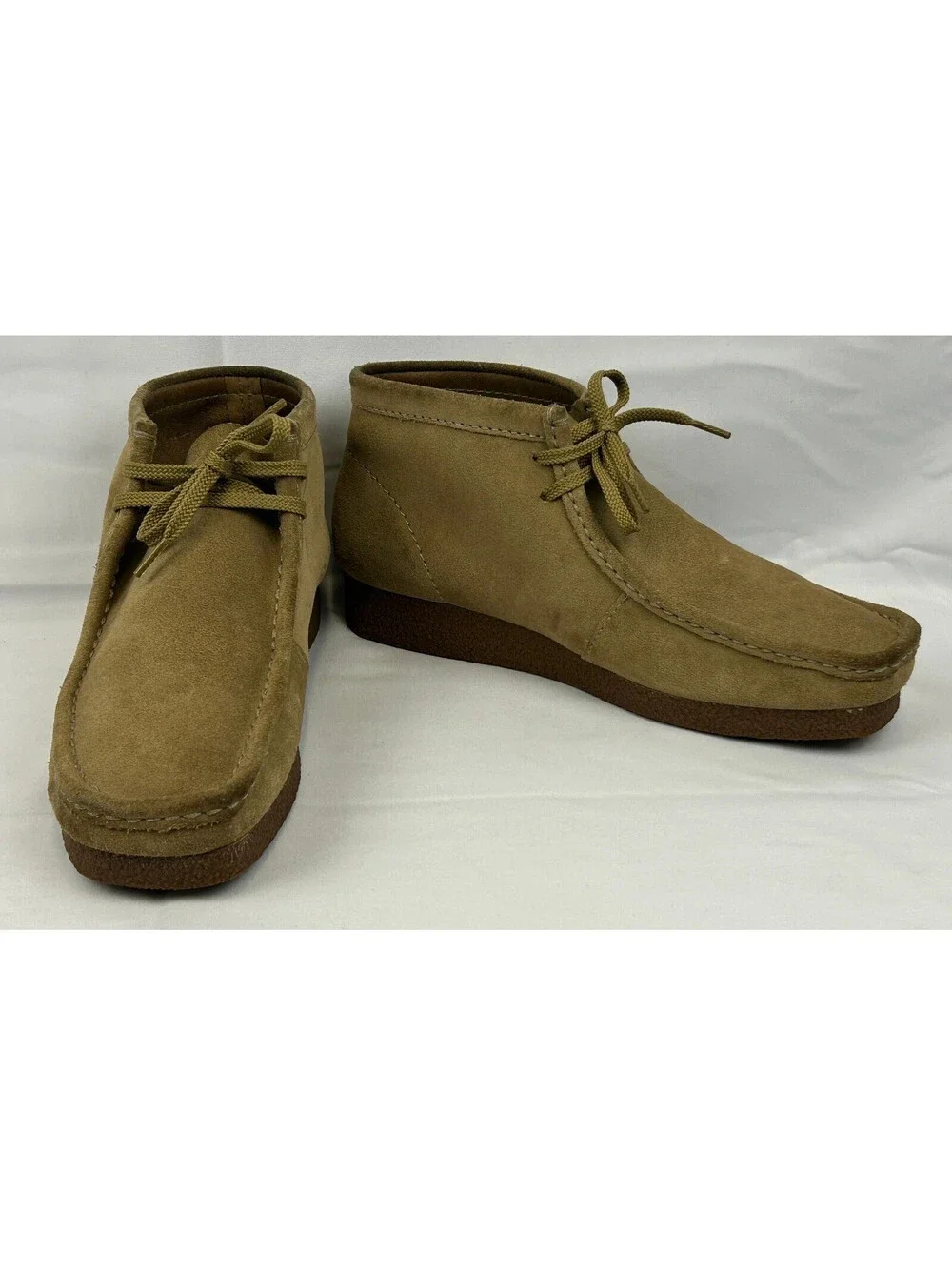Clarks Collection Extreme Comfort Men's 11M Suede Wallabee Boots Tan